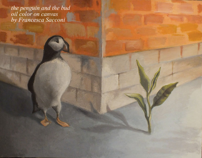 the penguin and the bud